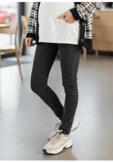 Джинсы черные SKINNY на живот для беременных (3316)..